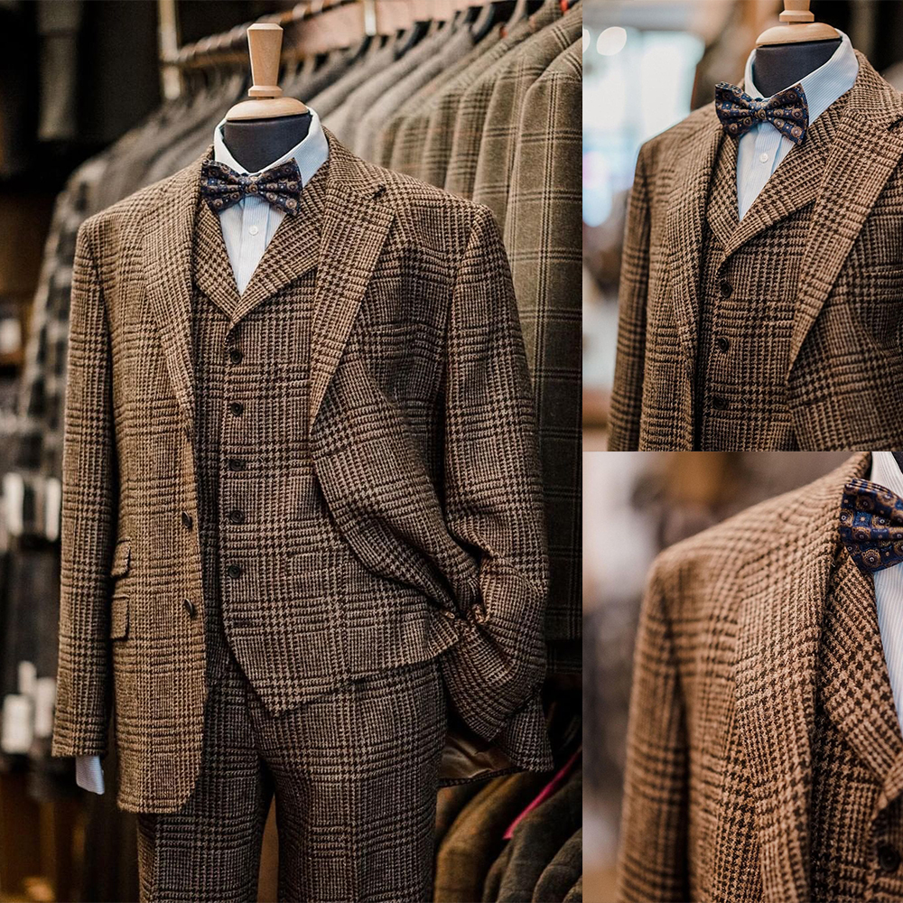 Men'S Formal Wear No Suit - Winter Gentleman Men Suits 3-Pieces Jacket
