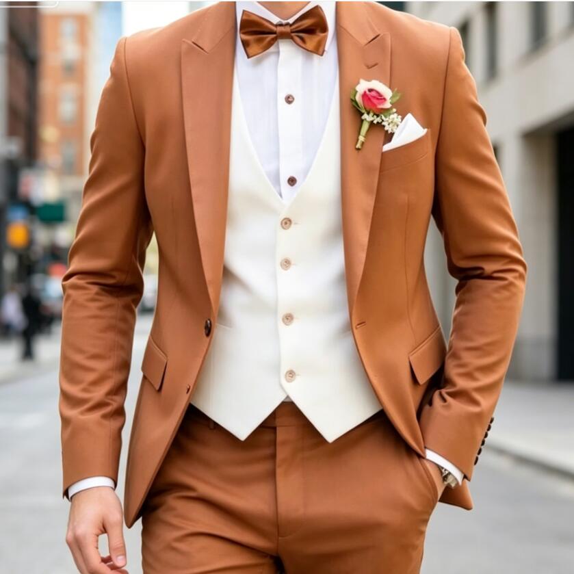 New Classic 3 Piece Men's Suit - Men'S Formal Wear Waistcoat 리뷰 및 가격