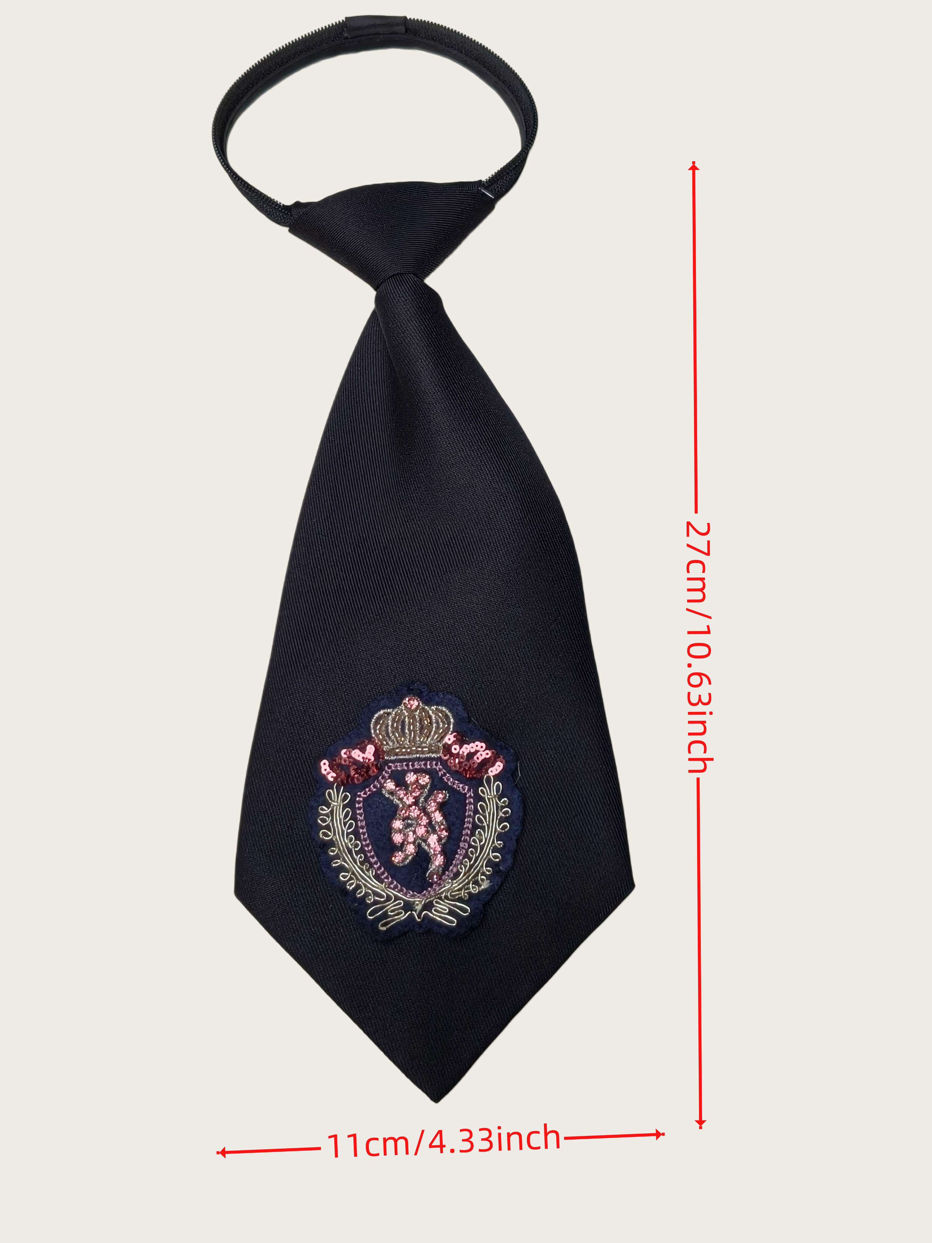 High-End Crown Badge Black Tie - High End Men'S Formal Wear 리뷰 및 가격