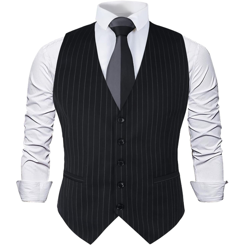 Mens Pinstripe Business Suit V - Men'S Formal Wear Waistcoat 리뷰 및 가격