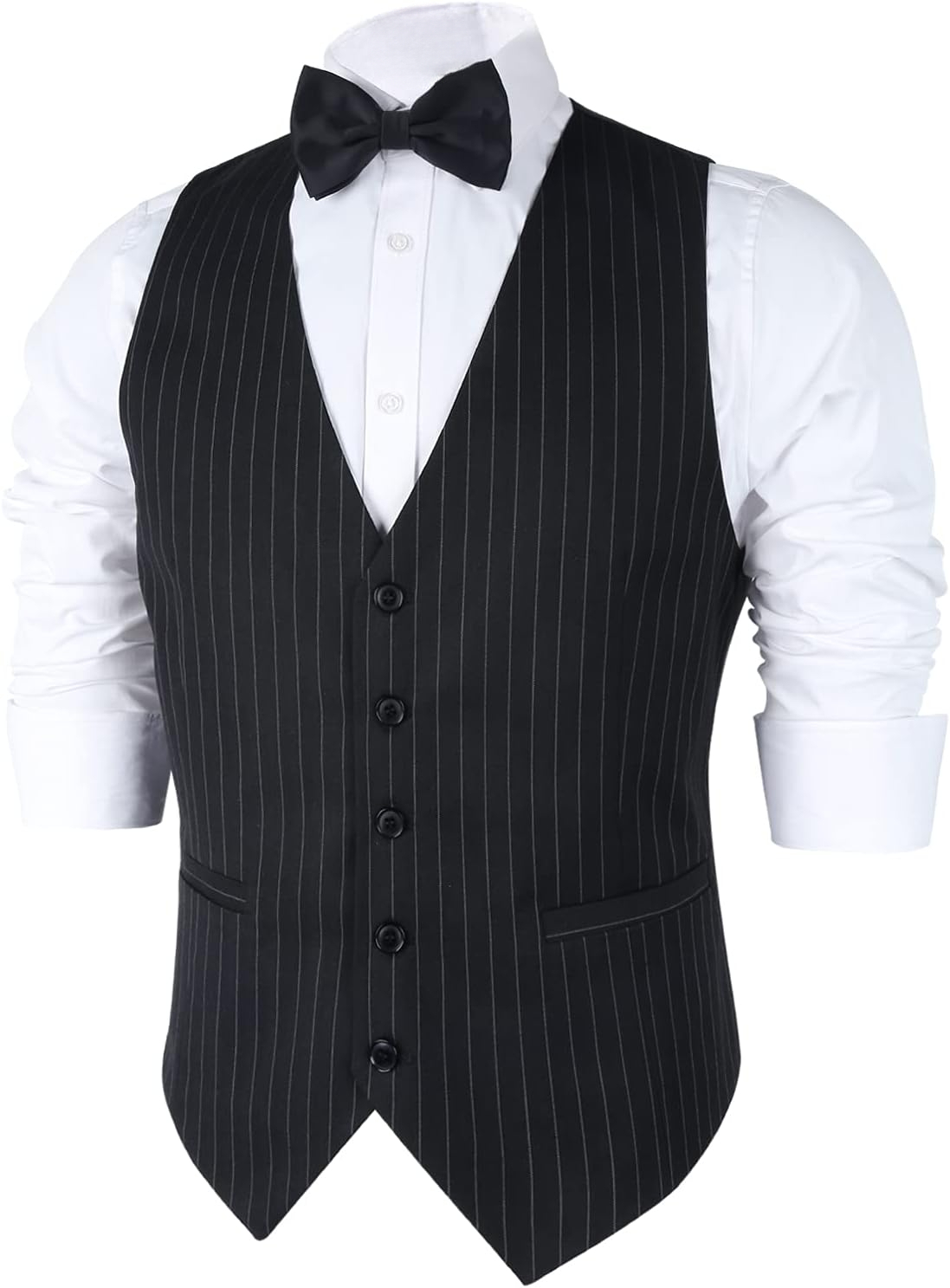 Mens Pinstripe Business Suit V - Men'S Formal Wear Waistcoat 리뷰 및 가격