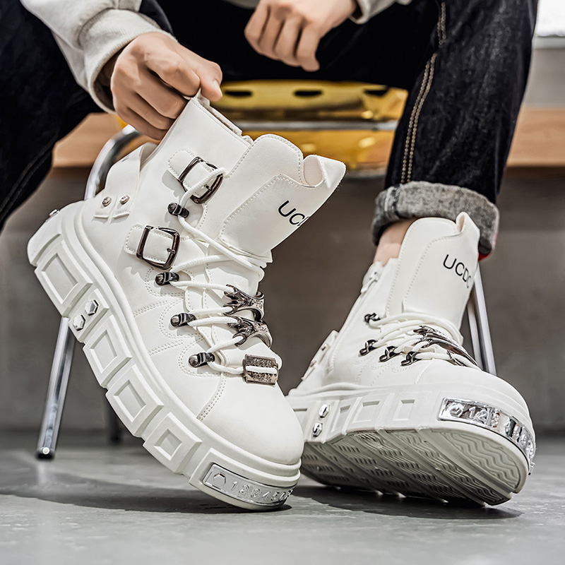 Fashion Rivet Black High top S - Men'S Gothic Formal Wear 리뷰 및 가격
