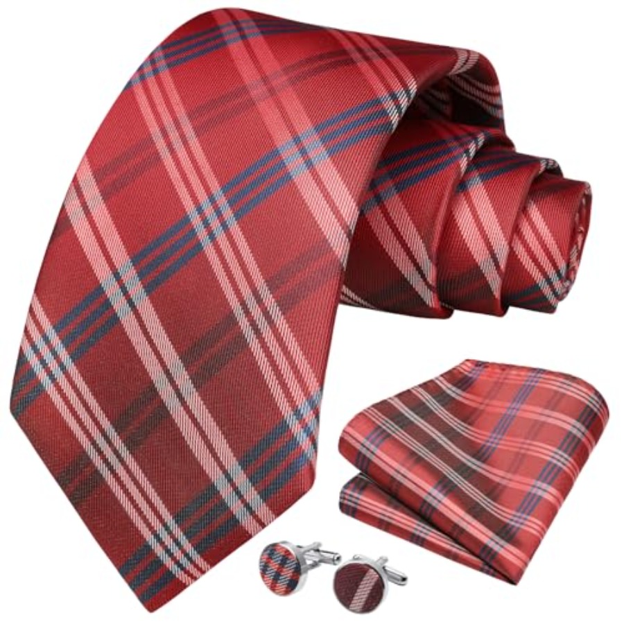 Mens Ties Set Stripe Plaid Tie - Mens Formal 리뷰 및 가격