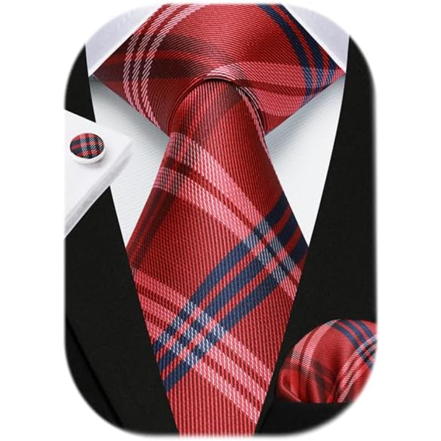 Mens Ties Set Stripe Plaid Tie - Mens Formal 리뷰 및 가격