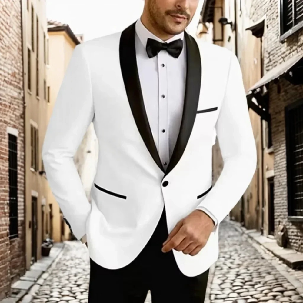 Two-Piece Men's White High-End - High End Men'S Formal Wear 리뷰 및 가격
