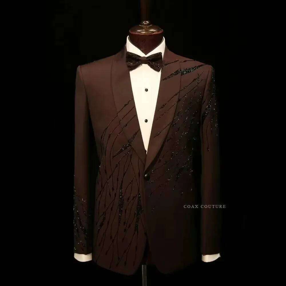 Brown High-End Formal Men Suit - High End Men'S Formal Wear 리뷰 및 가격