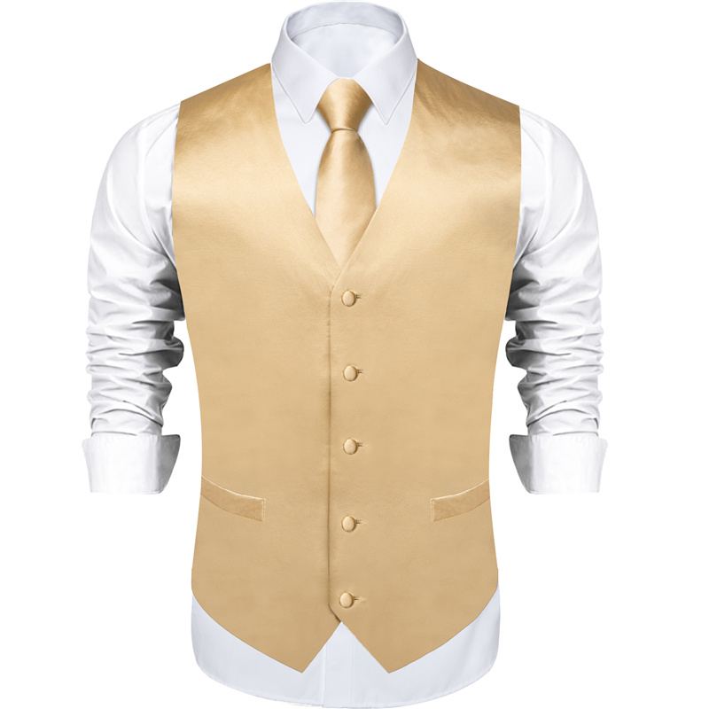 Elegant Solid Color V-neck Wai - Men'S Formal Wear Waistcoat 리뷰 및 가격