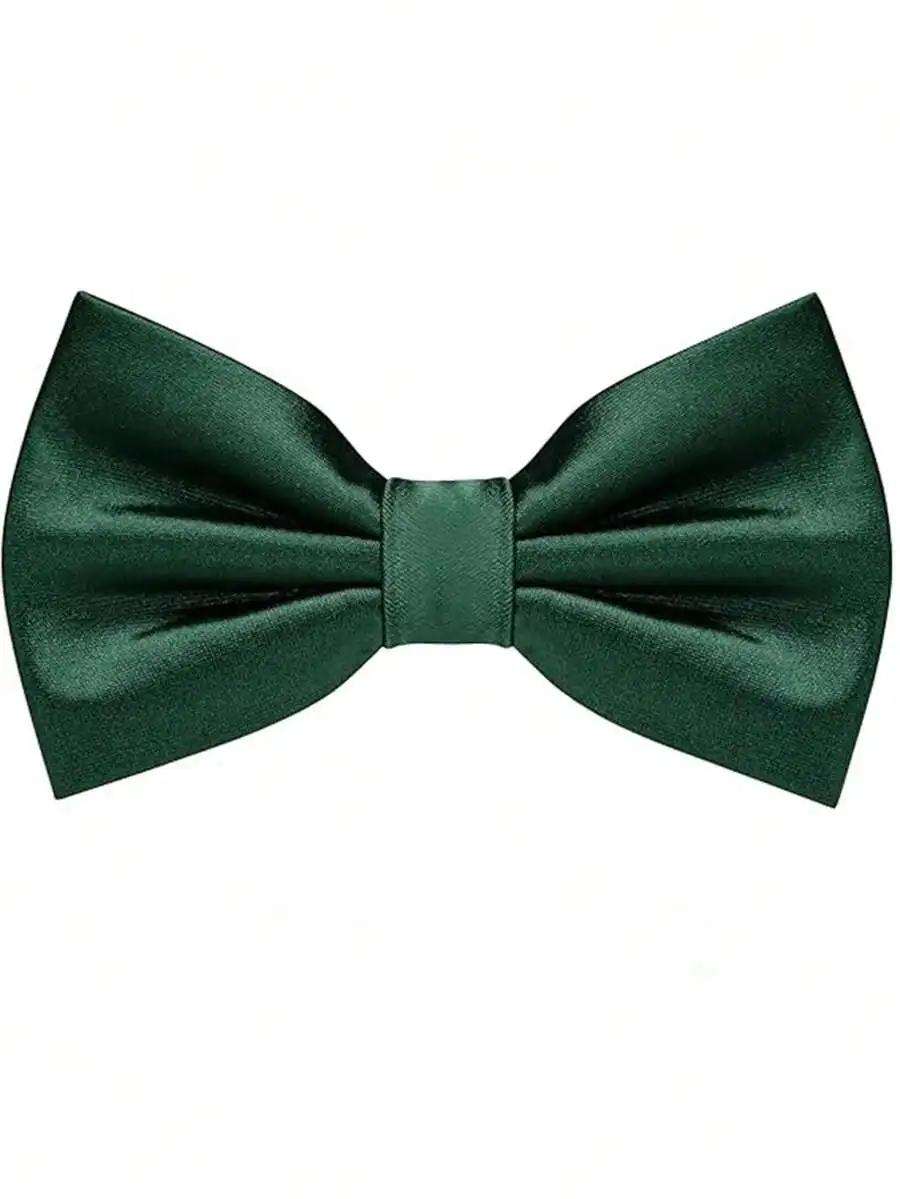Mens Solid Green Satin Bow Tie - Mens Formal 리뷰 및 가격