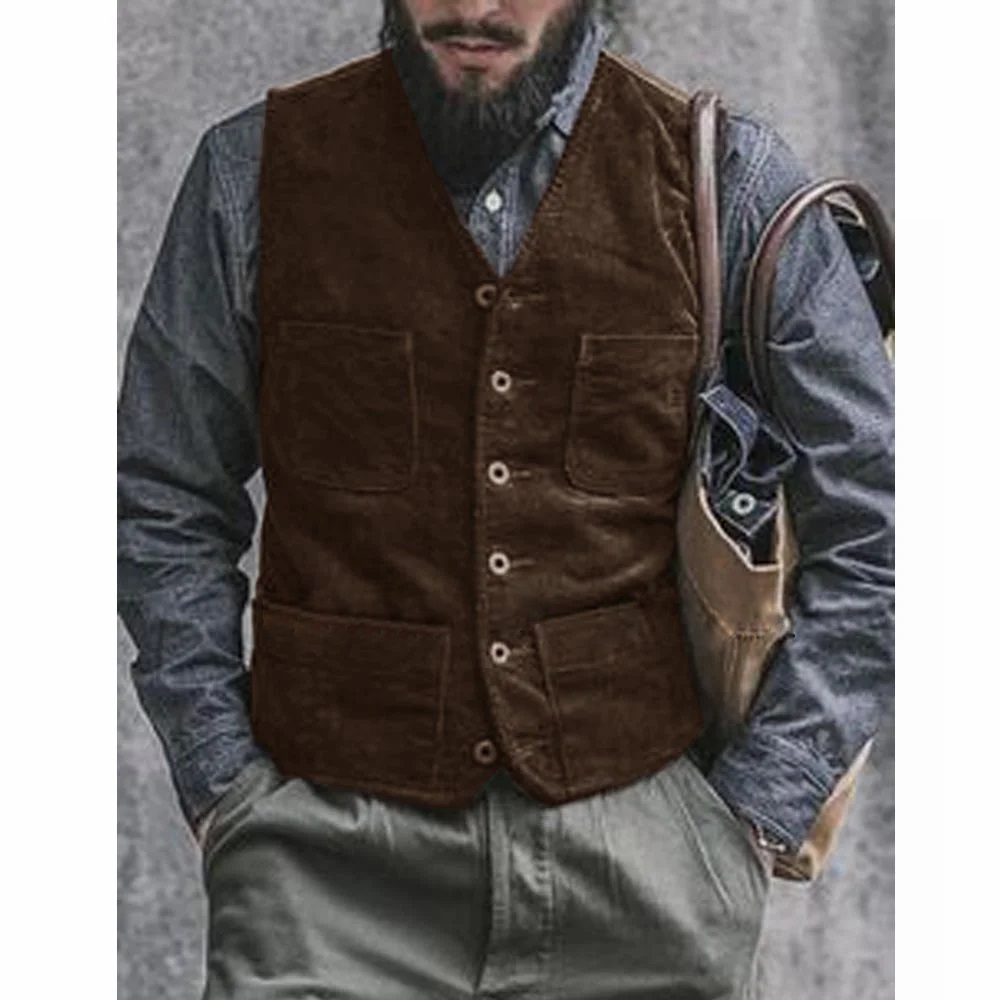 Corduroy Male Vest Suit for Me - Men'S Gothic Formal Wear 리뷰 및 가격
