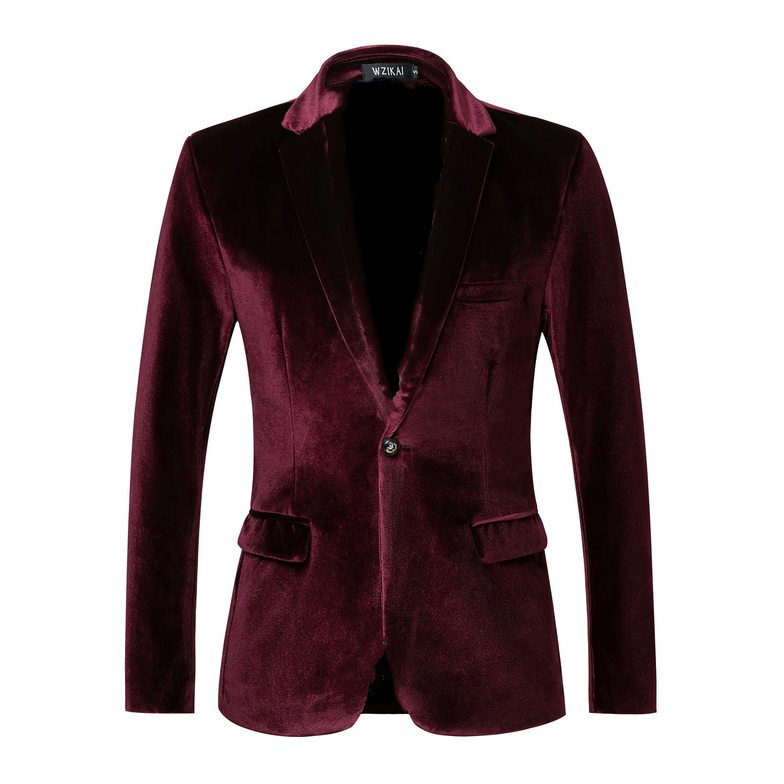 Men's Slim Fit Velvet Blazer J - Men'S Gothic Formal Wear 리뷰 및 가격