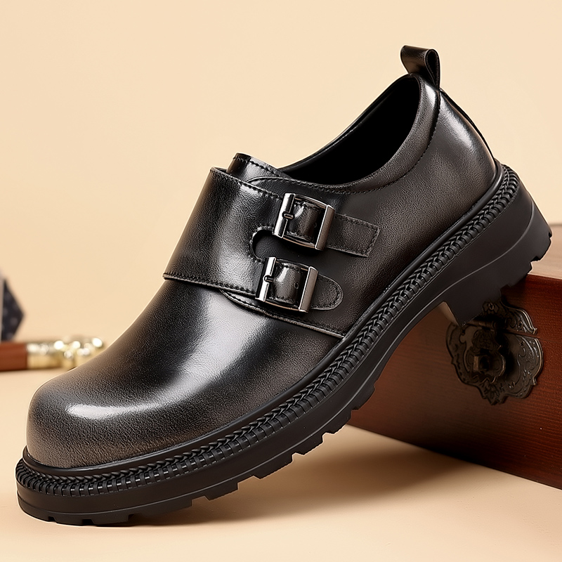Retro Brown Men's Leather Casu - High End Men'S Formal Wear 리뷰 및 가격