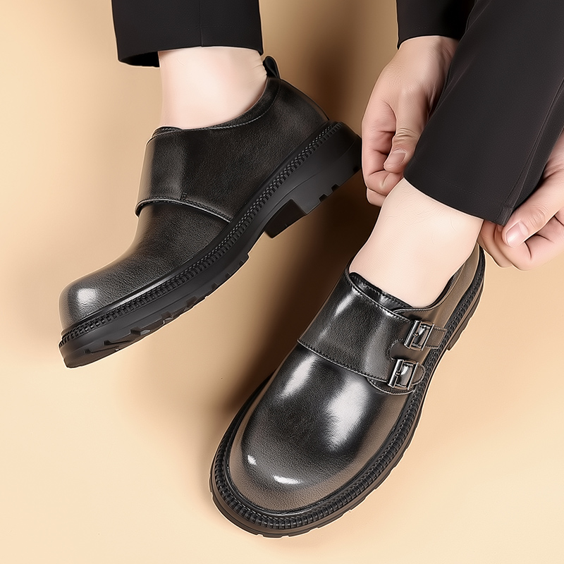 Retro Brown Men's Leather Casu - High End Men'S Formal Wear 리뷰 및 가격