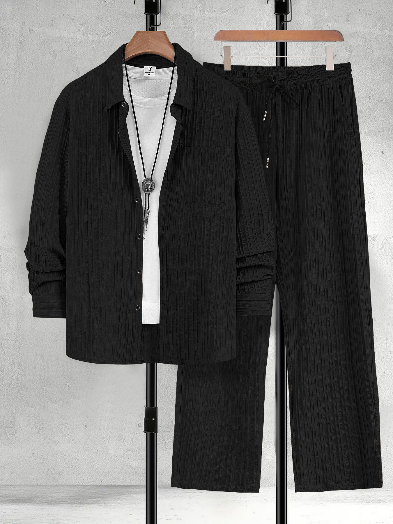 Men's Spring Autumn Solid Colo - Mens Formal 리뷰 및 가격