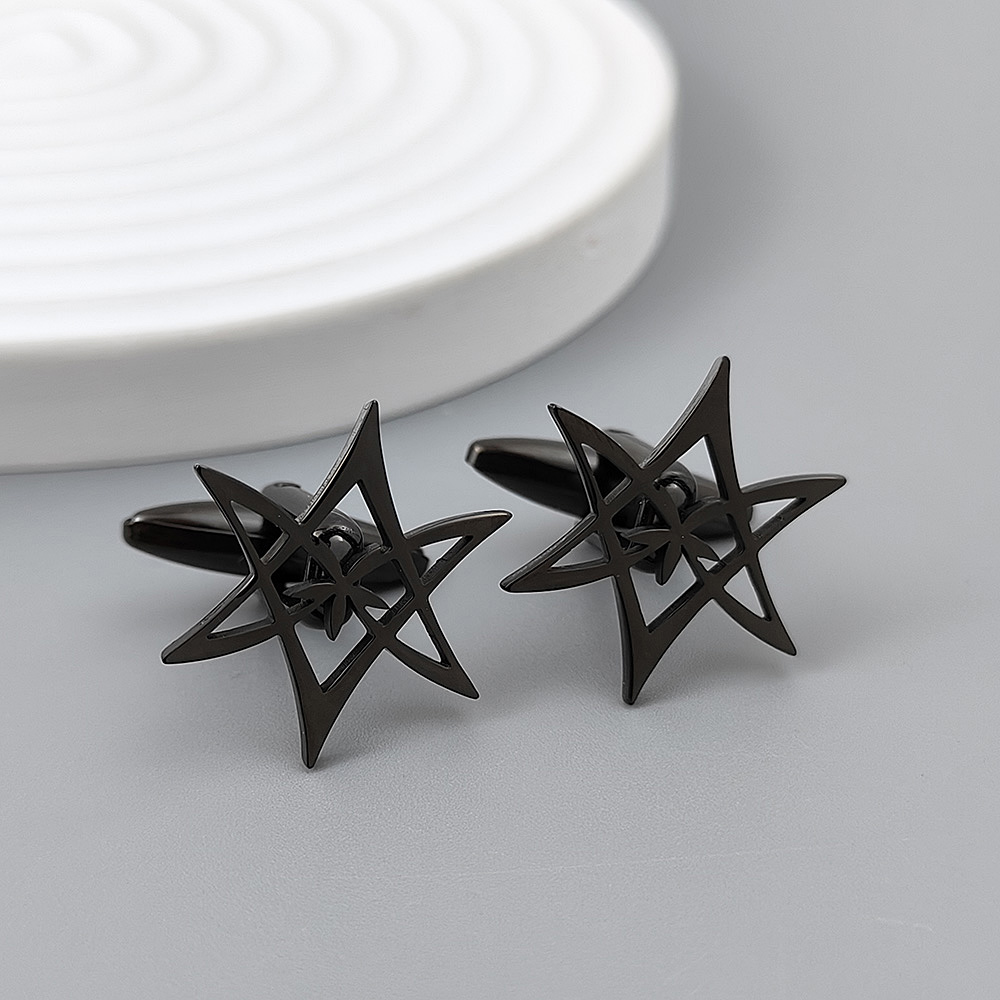 Hexagonal star gold-plated cuf - Men'S Gothic Formal Wear 리뷰 및 가격