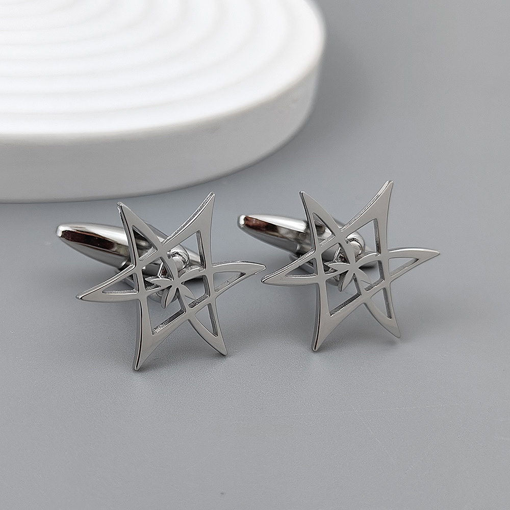 Hexagonal star gold-plated cuf - Men'S Gothic Formal Wear 리뷰 및 가격