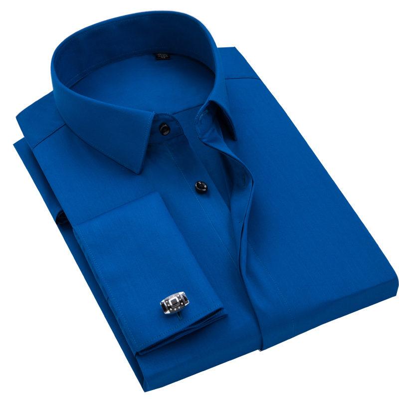 Men's French cufflinks shirt,  - High End Men'S Formal Wear 리뷰 및 가격
