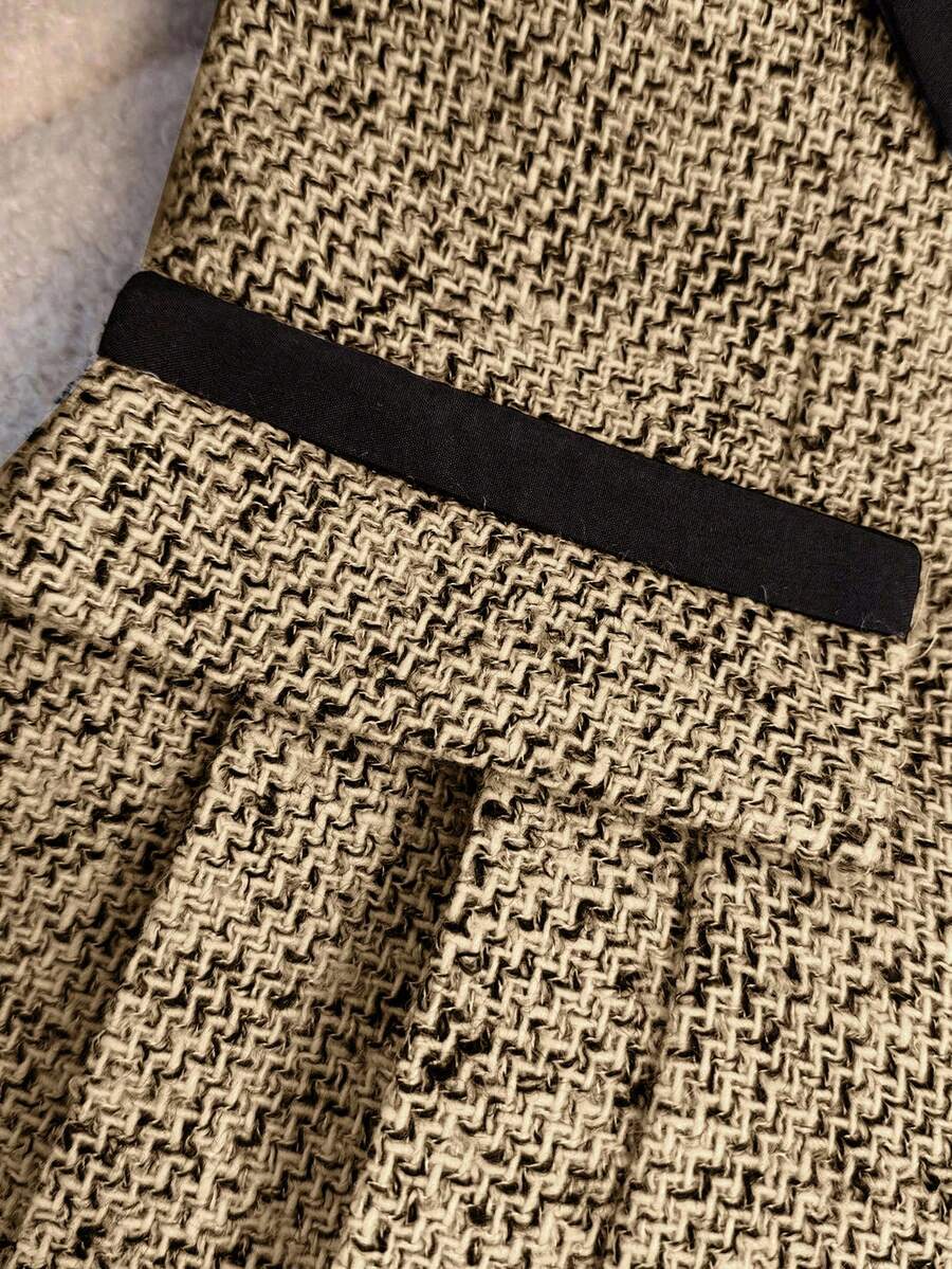 Womens Tweed Long Sleeve Dress - Mens Formal 리뷰 및 가격
