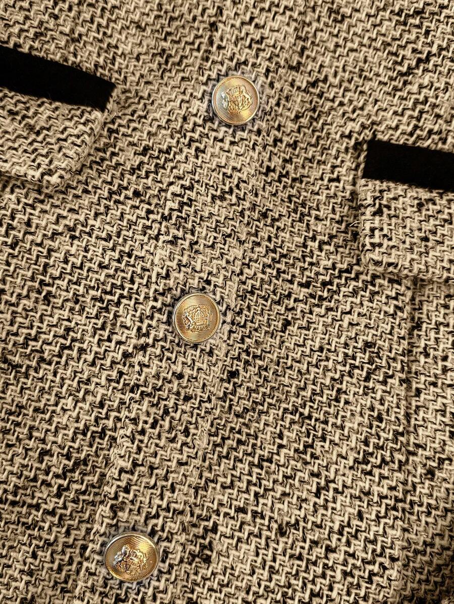Womens Tweed Long Sleeve Dress - Mens Formal 리뷰 및 가격