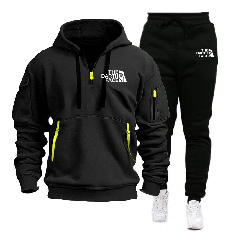 Men's hooded sports shirt set  - Mens Formal 리뷰 및 가격