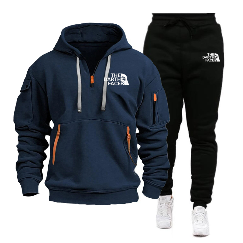 Men's hooded sports shirt set  - Mens Formal 리뷰 및 가격