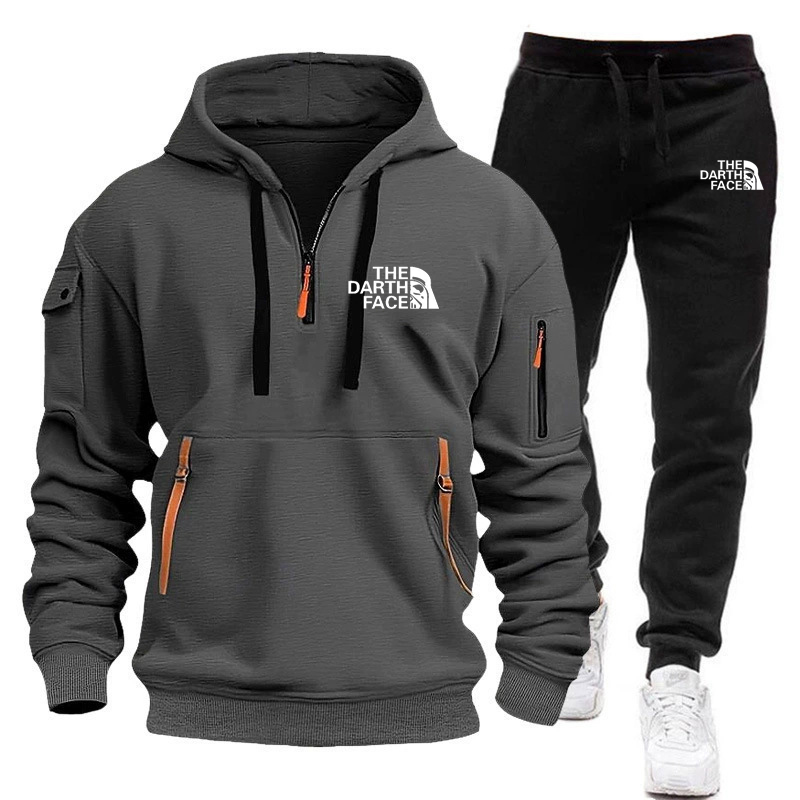 Men's hooded sports shirt set  - Mens Formal 리뷰 및 가격