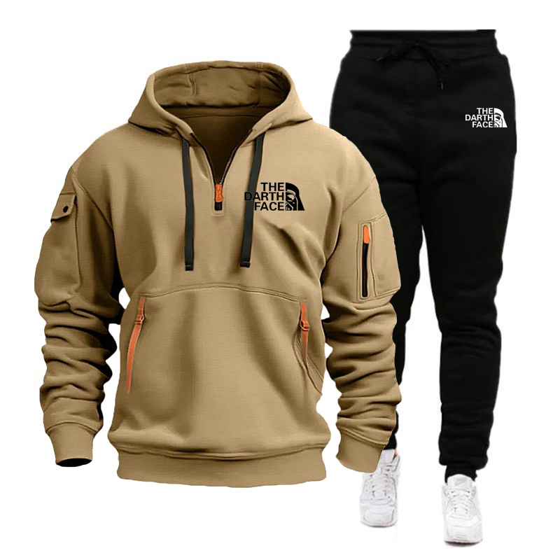 Men's hooded sports shirt set  - Mens Formal 리뷰 및 가격