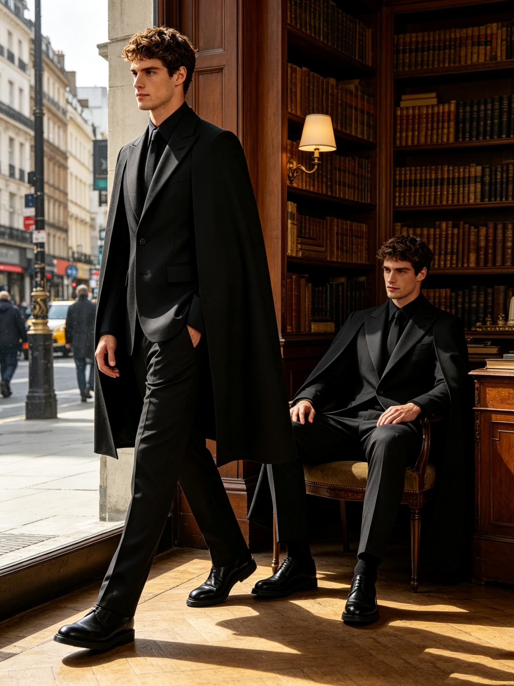 Designer Black Wrap Men Suit S - Men Formal Wear Design 리뷰 및 가격