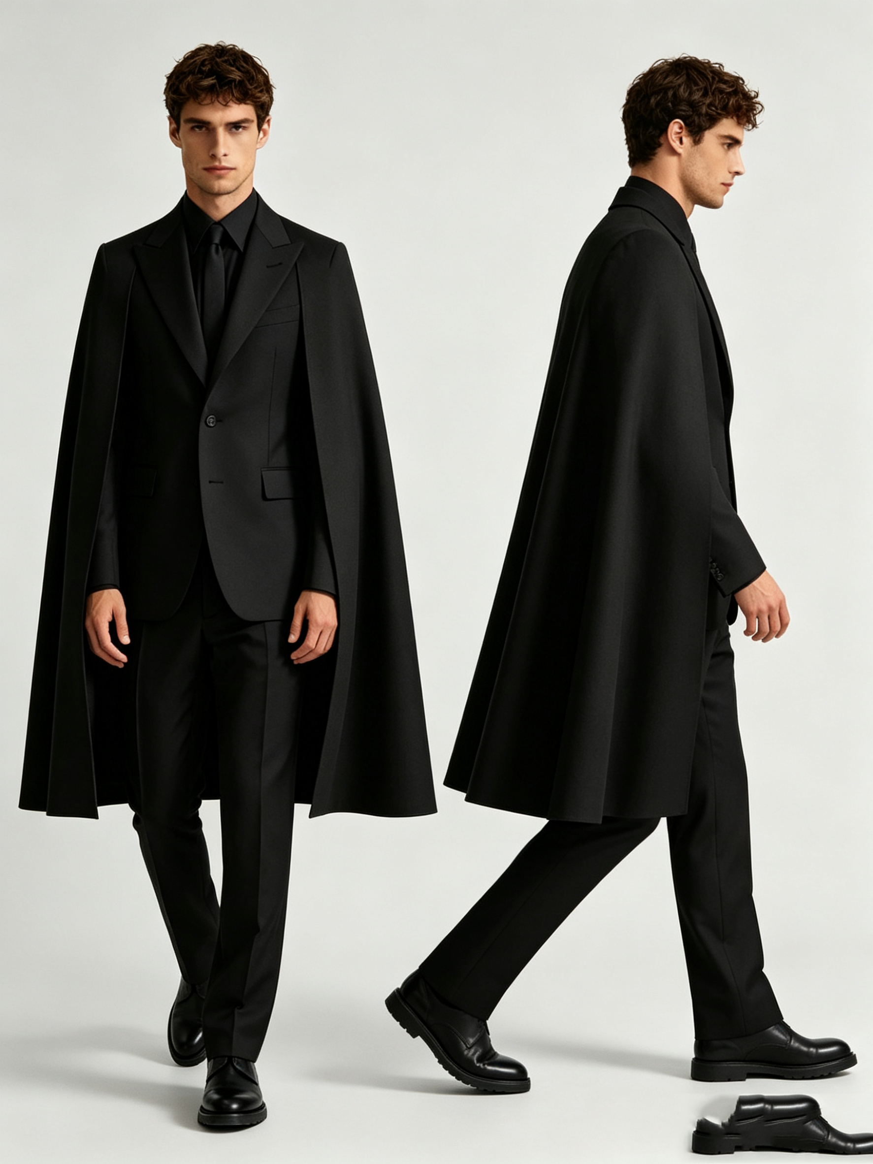 Designer Black Wrap Men Suit S - Men Formal Wear Design 리뷰 및 가격