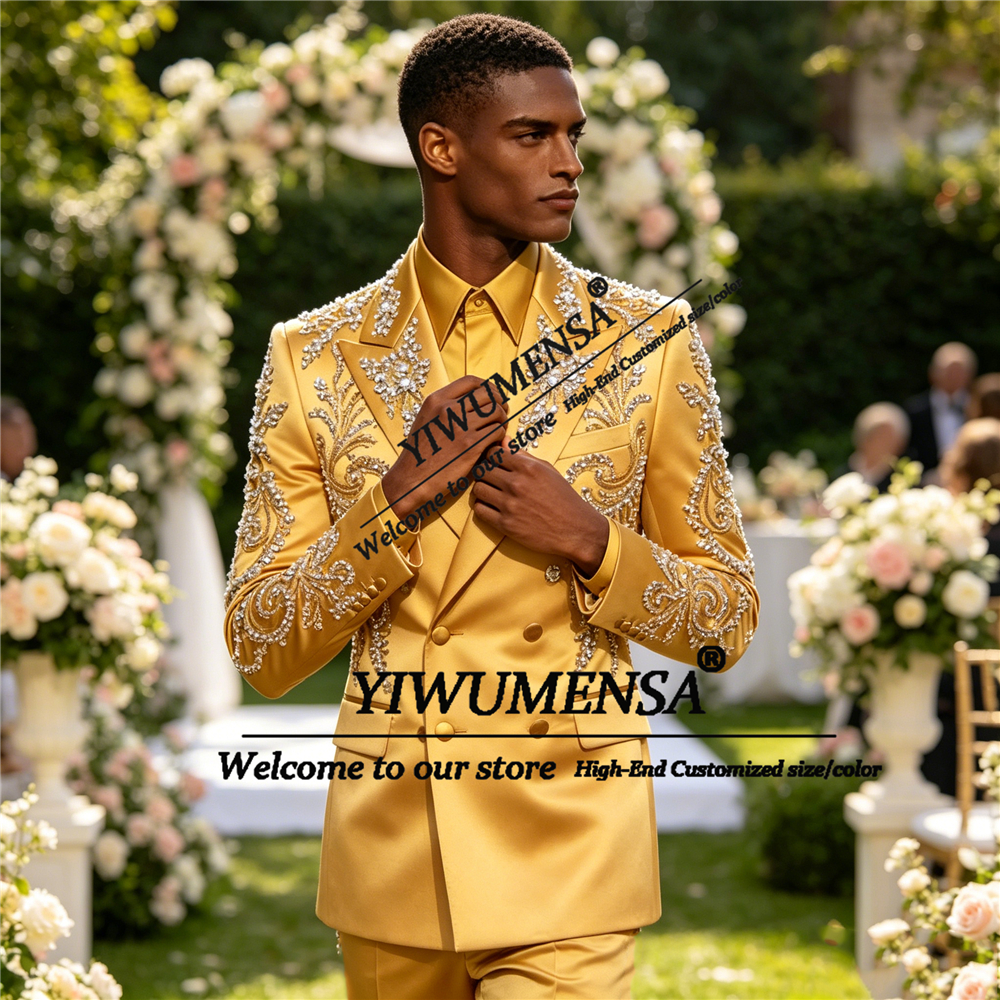 Sparkly Satin Suit Men Formal  - High End Men'S Formal Wear 리뷰 및 가격
