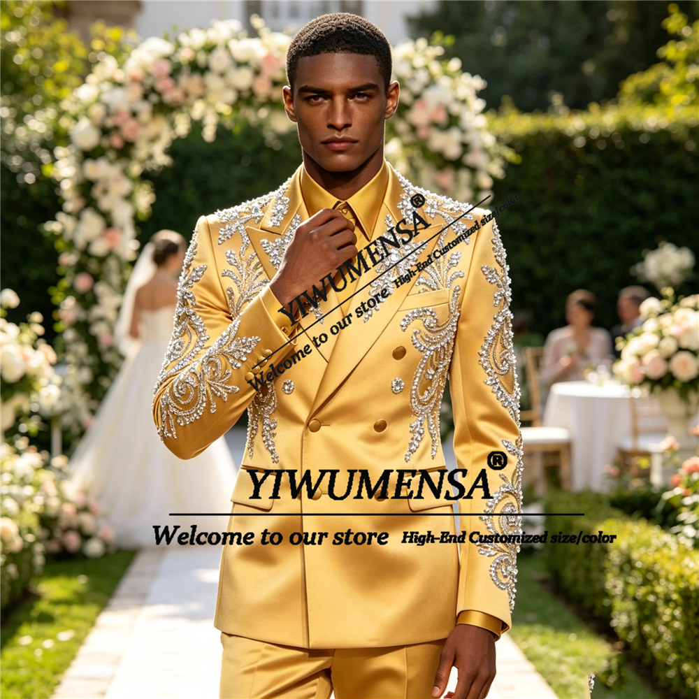 Sparkly Satin Suit Men Formal  - High End Men'S Formal Wear 리뷰 및 가격