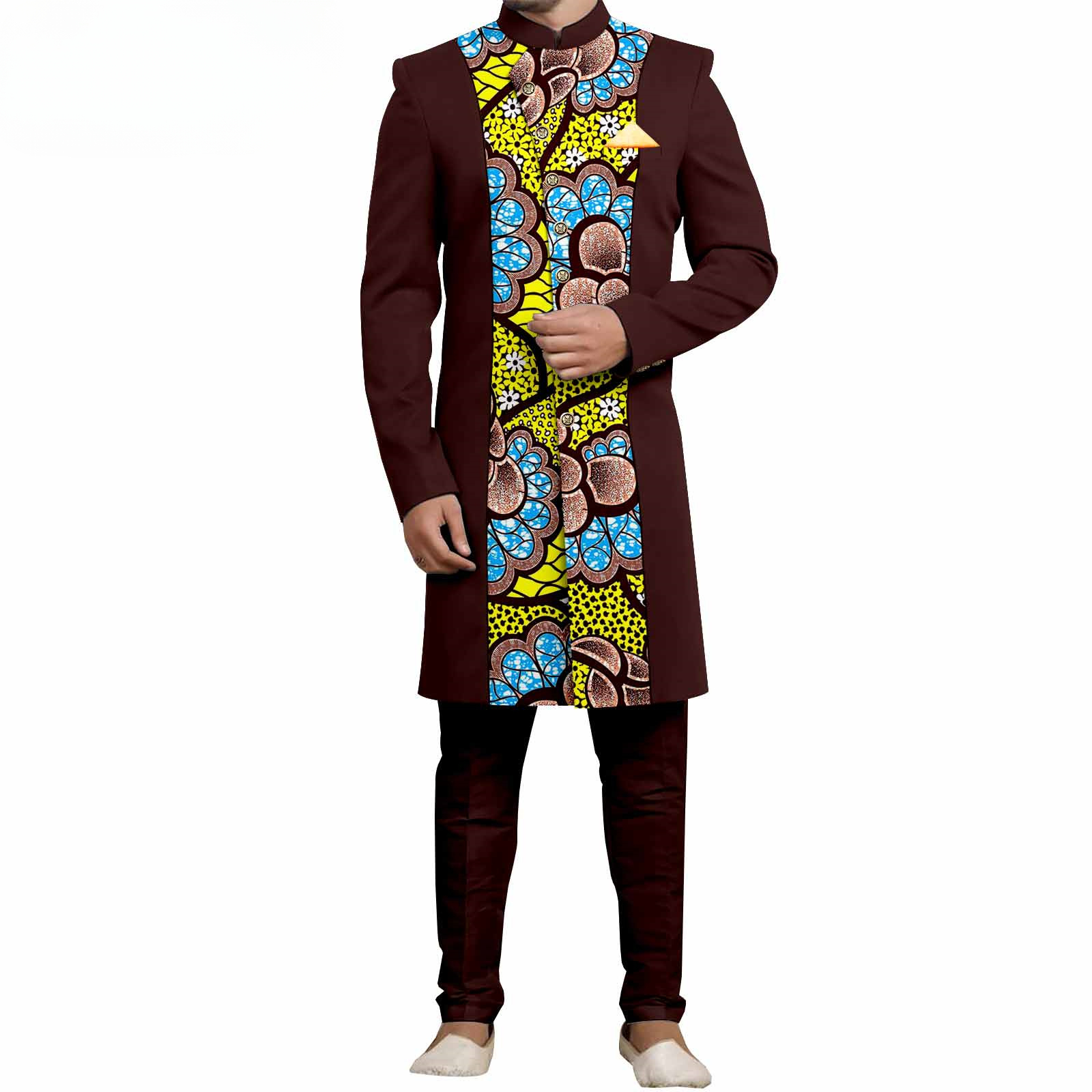 Men`s Suit Slim Fit Embroidery - Mens Formal 리뷰 및 가격
