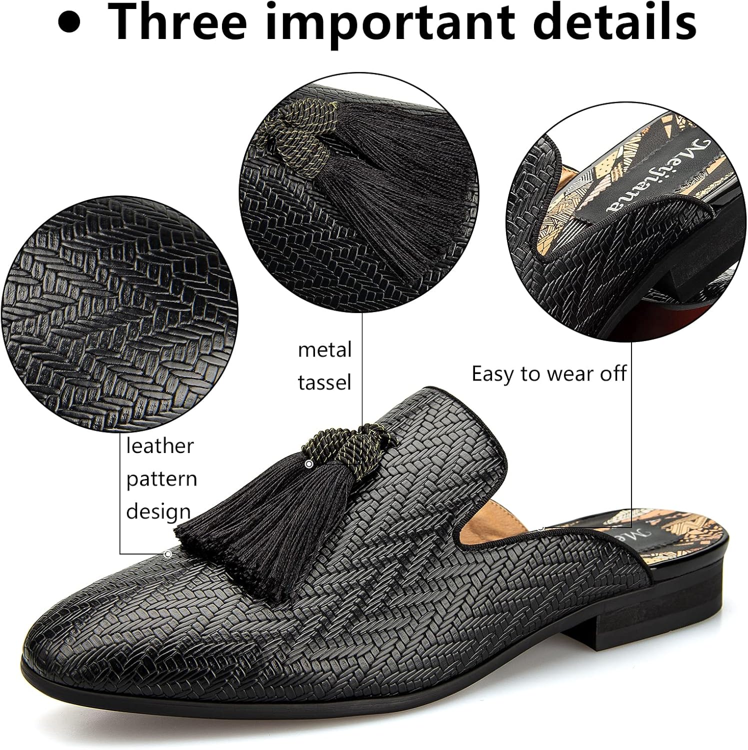 Leather Slippers Breathable Su - Men'S Formal Wear Slippers 리뷰 및 가격