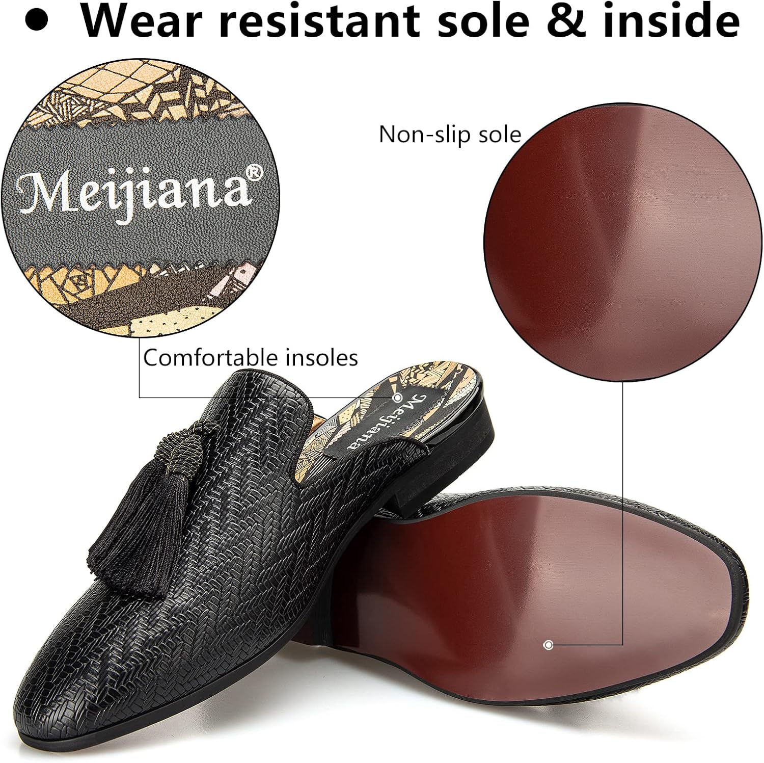 Leather Slippers Breathable Su - Men'S Formal Wear Slippers 리뷰 및 가격