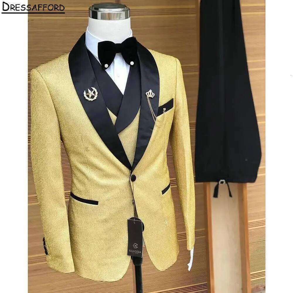 Gold Crystal Men Business Form - Men'S Formal Wear No Suit 리뷰 및 가격