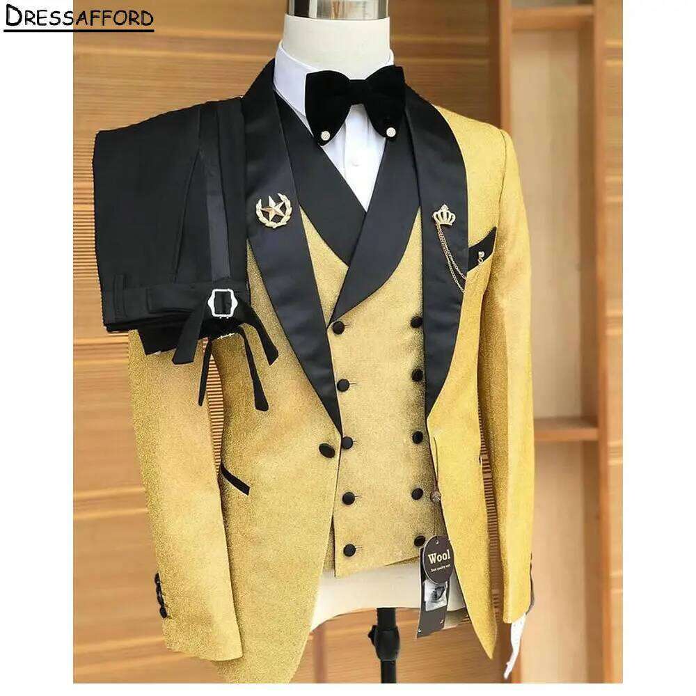 Gold Crystal Men Business Form - Men'S Formal Wear No Suit 리뷰 및 가격