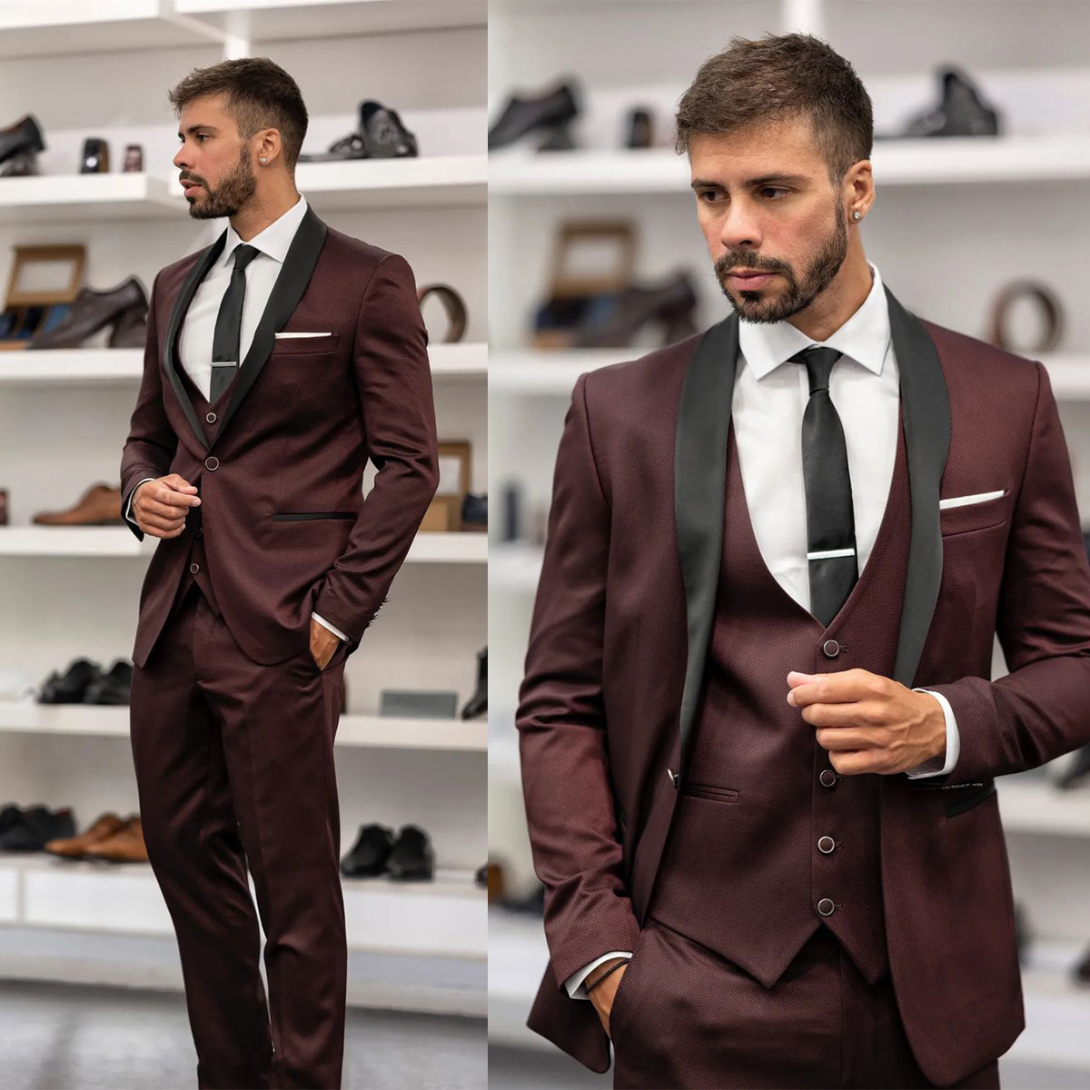 Classic Men Suit Cotton Weddin - Men'S Formal Wear No Suit 리뷰 및 가격