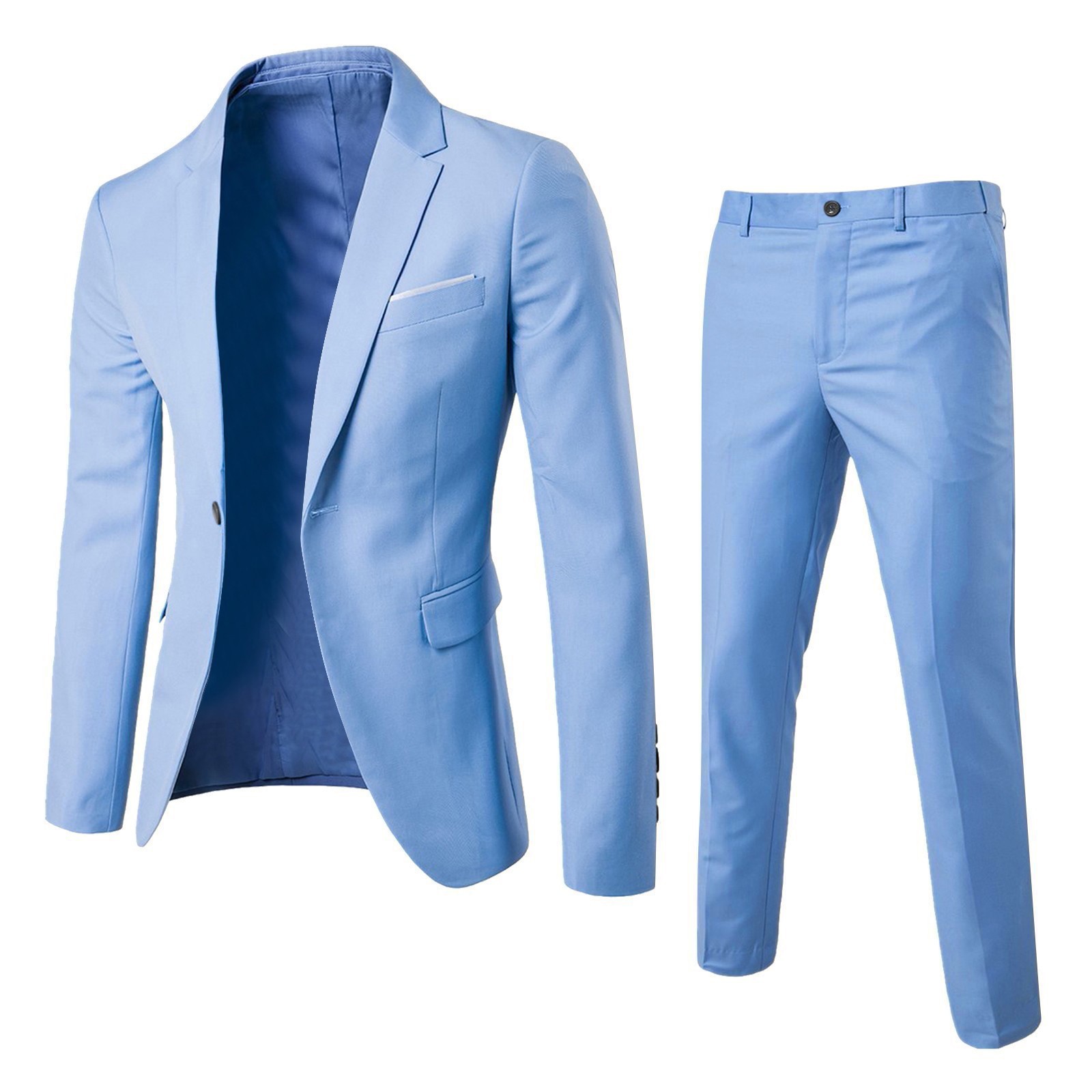 Mens Suit Set Two Piece Busine - Men'S Gothic Formal Wear 리뷰 및 가격