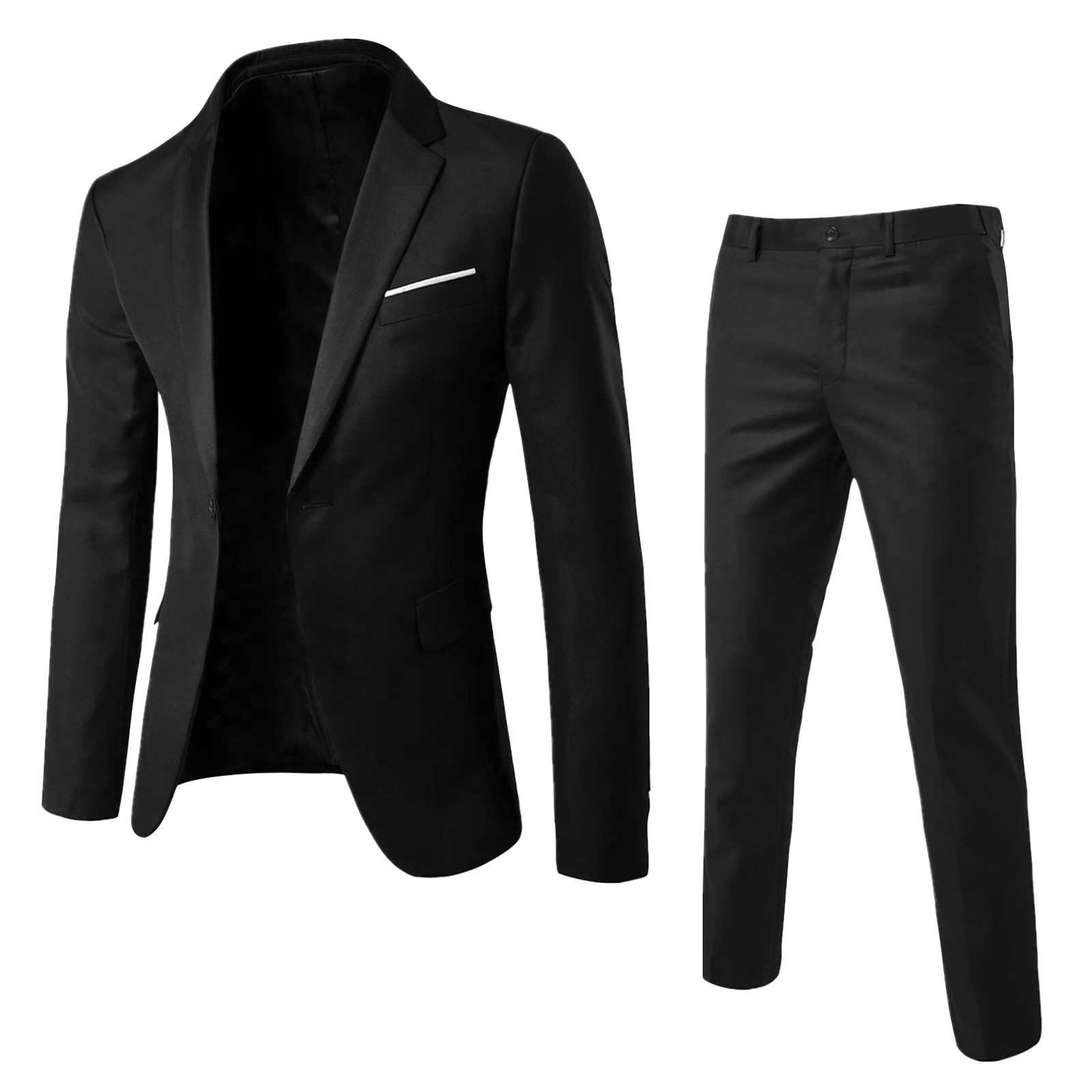 Mens Suit Set Two Piece Busine - Men'S Gothic Formal Wear 리뷰 및 가격
